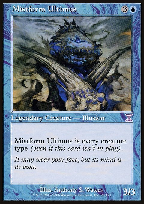 Mistform Ultimus, Time Spiral Timeshifted #26, Magic: The Gathering card