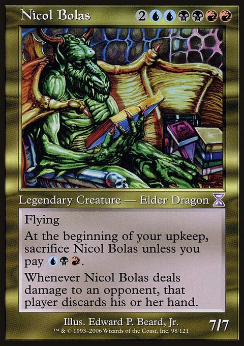 Nicol Bolas, Time Spiral Timeshifted #98, Magic: The Gathering card