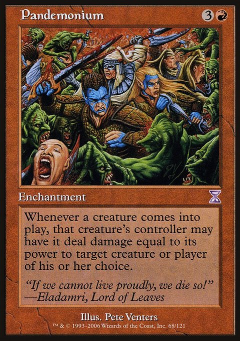 Pandemonium, Time Spiral Timeshifted #68, Magic: The Gathering card