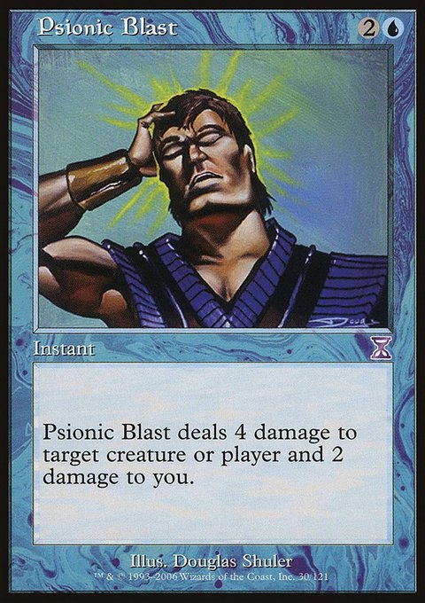 Psionic Blast, Time Spiral Timeshifted #30, Magic: The Gathering card