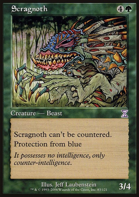 Scragnoth, Time Spiral Timeshifted #83, Magic: The Gathering card