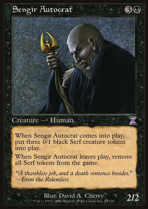 Sengir Autocrat, Time Spiral Timeshifted #45, Magic: The Gathering card