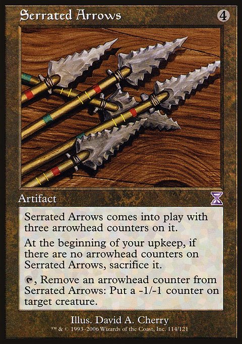 Serrated Arrows, Time Spiral Timeshifted #114, Magic: The Gathering card