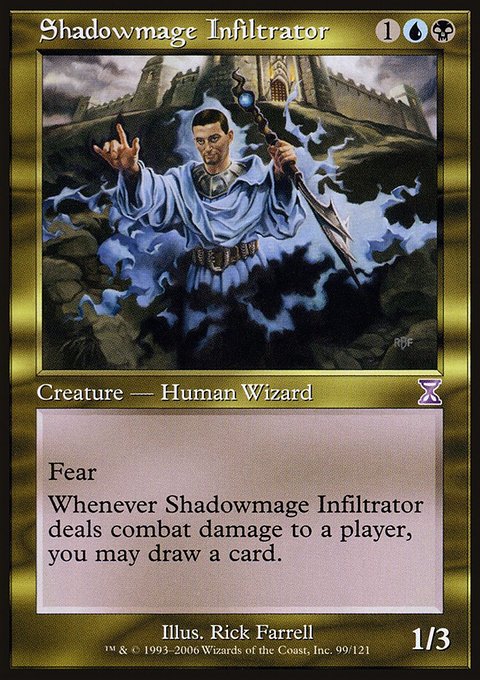 Shadowmage Infiltrator, Time Spiral Timeshifted #99, Magic: The Gathering card