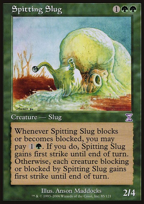 Spitting Slug, Time Spiral Timeshifted #85, Magic: The Gathering card