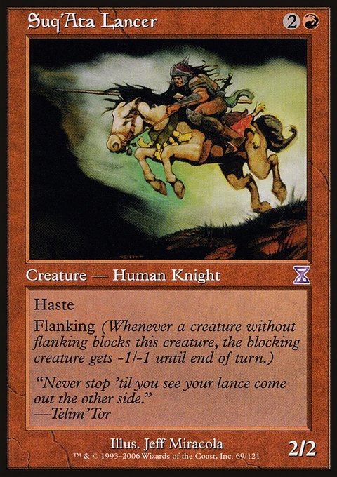 Suq'Ata Lancer, Time Spiral Timeshifted #69, Magic: The Gathering card