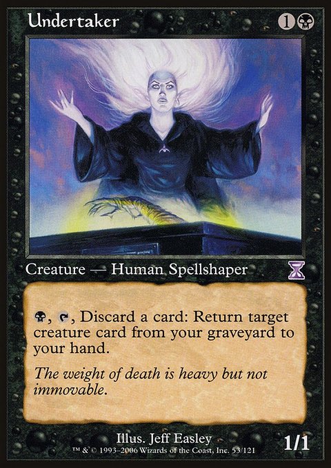 Undertaker, Time Spiral Timeshifted #53, Magic: The Gathering card