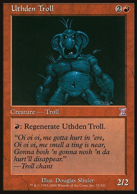 Uthden Troll, Time Spiral Timeshifted #71, Magic: The Gathering card