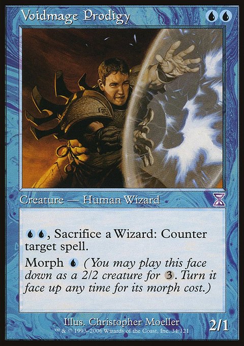 Voidmage Prodigy, Time Spiral Timeshifted #34, Magic: The Gathering card