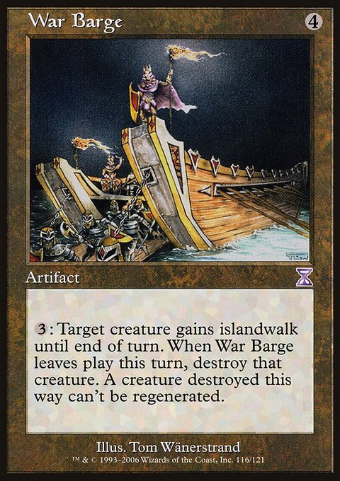 War Barge, Time Spiral Timeshifted #116, Magic: The Gathering card