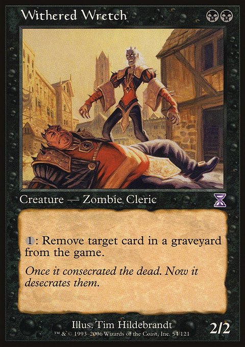 Withered Wretch, Time Spiral Timeshifted #54, Magic: The Gathering card
