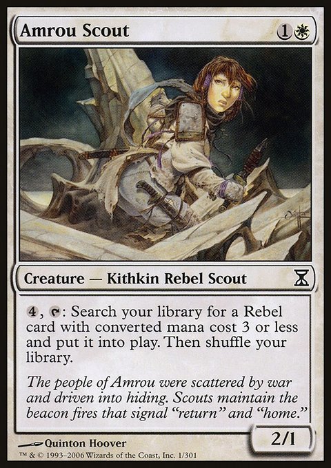 Amrou Scout, Time Spiral #1, Magic: The Gathering card