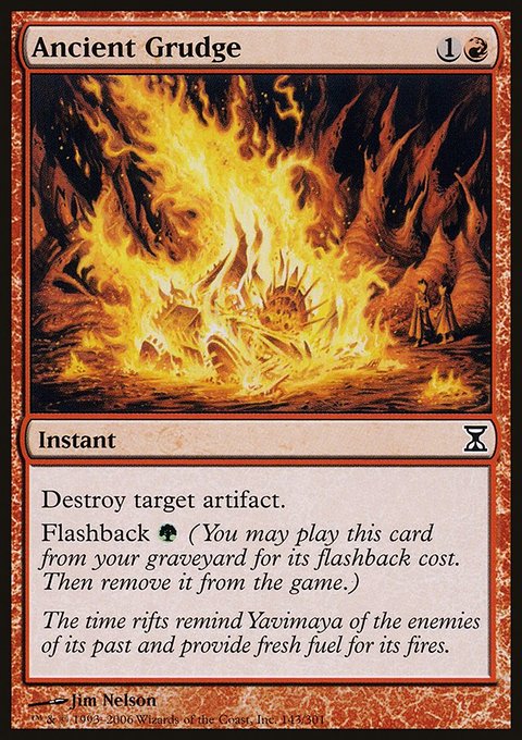 Ancient Grudge, Time Spiral #143, Magic: The Gathering card