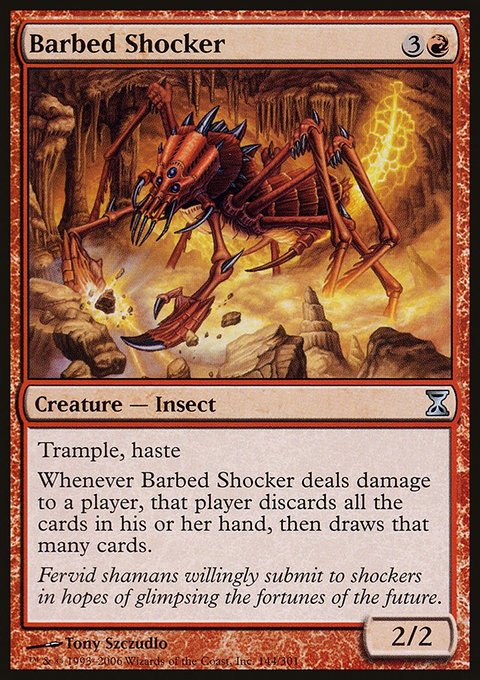 Barbed Shocker, Time Spiral #144, Magic: The Gathering card