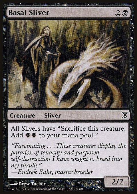 Basal Sliver, Time Spiral #96, Magic: The Gathering card