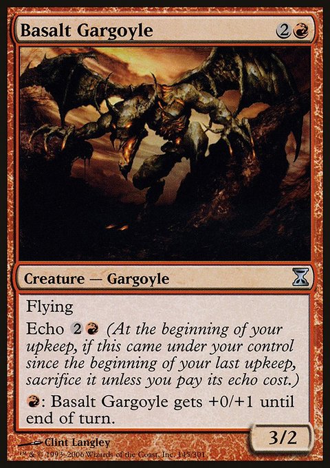 Basalt Gargoyle, Time Spiral #145, Magic: The Gathering card