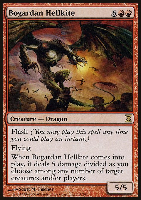 Bogardan Hellkite, Time Spiral #147, Magic: The Gathering card