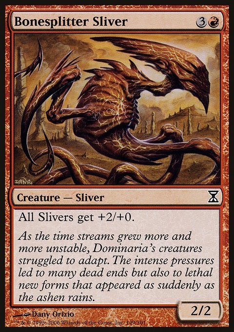 Bonesplitter Sliver, Time Spiral #149, Magic: The Gathering card