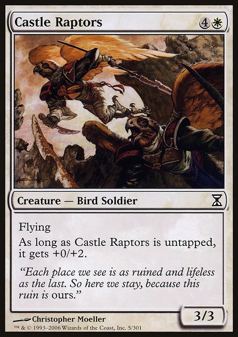 Castle Raptors, Time Spiral #5, Magic: The Gathering card