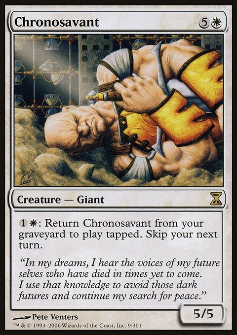 Chronosavant, Time Spiral #9, Magic: The Gathering card