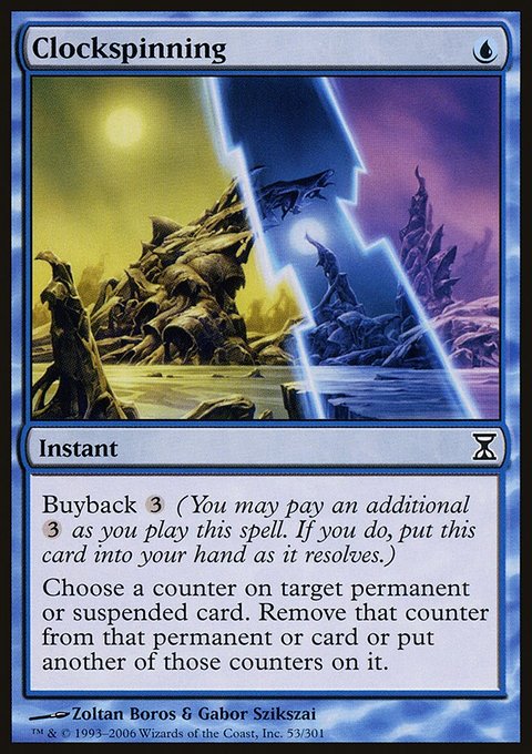 Clockspinning, Time Spiral #53, Magic: The Gathering card