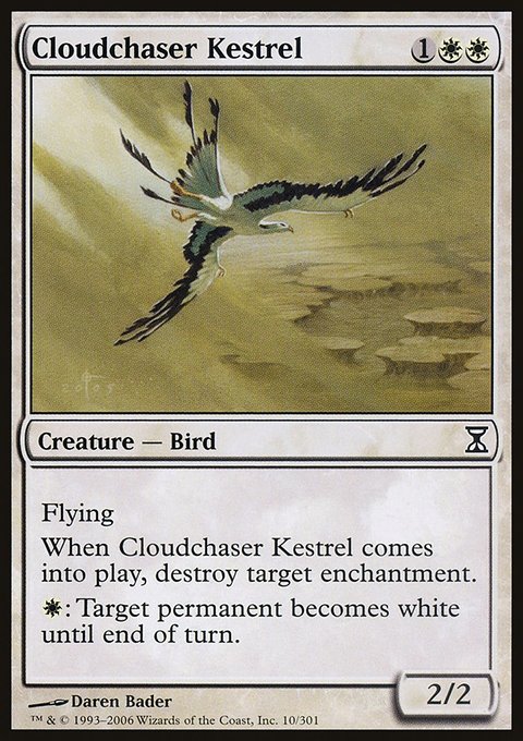 Cloudchaser Kestrel, Time Spiral #10, Magic: The Gathering card