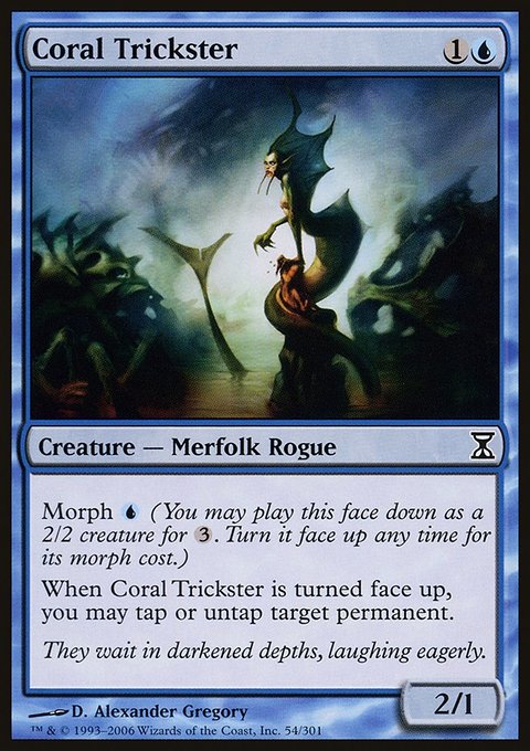 Coral Trickster, Time Spiral #54, Magic: The Gathering card