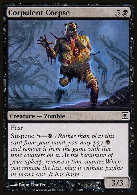 Corpulent Corpse, Time Spiral #98, Magic: The Gathering card