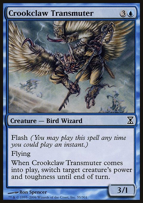 Crookclaw Transmuter, Time Spiral #55, Magic: The Gathering card