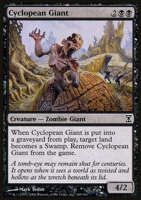 Cyclopean Giant, Time Spiral #100, Magic: The Gathering card