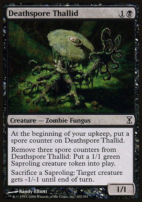 Deathspore Thallid, Time Spiral #102, Magic: The Gathering card