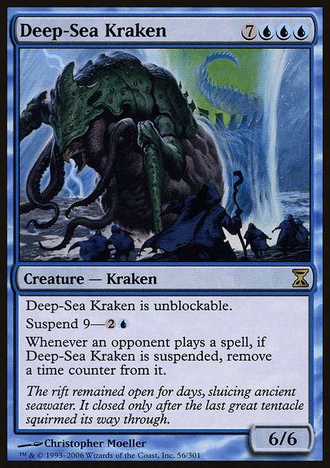 Deep-Sea Kraken, Time Spiral #56, Magic: The Gathering card