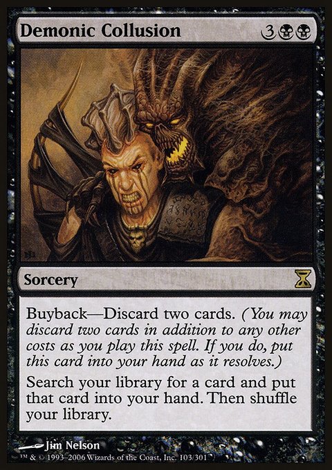 Demonic Collusion, Time Spiral #103, Magic: The Gathering card