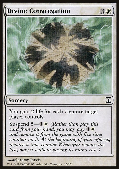 Divine Congregation, Time Spiral #13, Magic: The Gathering card