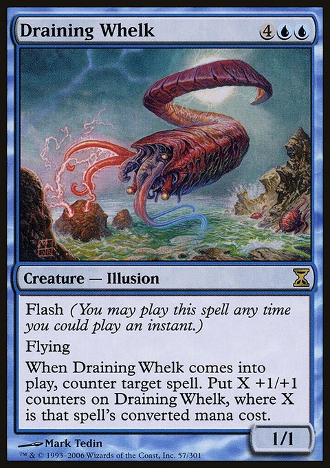 Draining Whelk, Time Spiral #57, Magic: The Gathering card