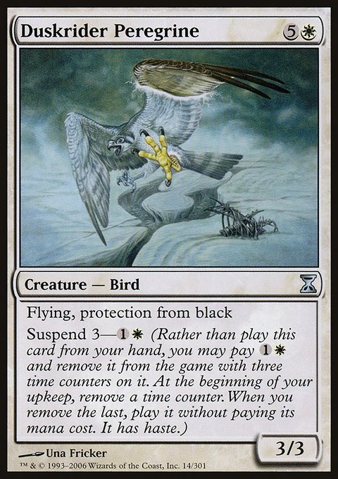 Duskrider Peregrine, Time Spiral #14, Magic: The Gathering card