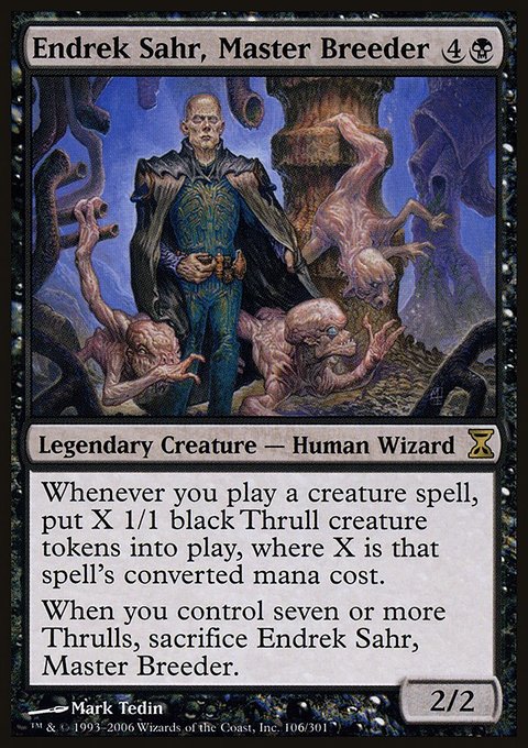 Endrek Sahr, Master Breeder, Time Spiral #106, Magic: The Gathering card