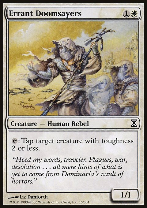 Errant Doomsayers, Time Spiral #15, Magic: The Gathering card
