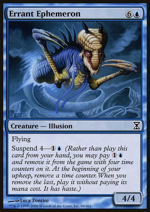 Errant Ephemeron, Time Spiral #60, Magic: The Gathering card
