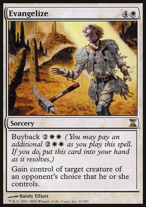 Evangelize, Time Spiral #16, Magic: The Gathering card