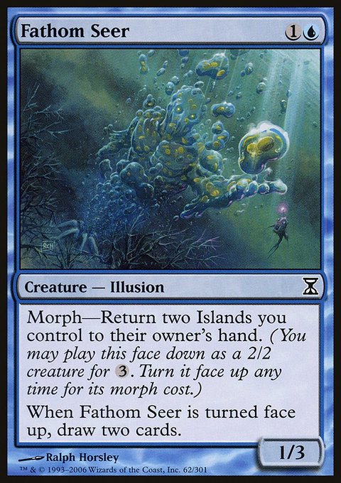 Fathom Seer, Time Spiral #62, Magic: The Gathering card