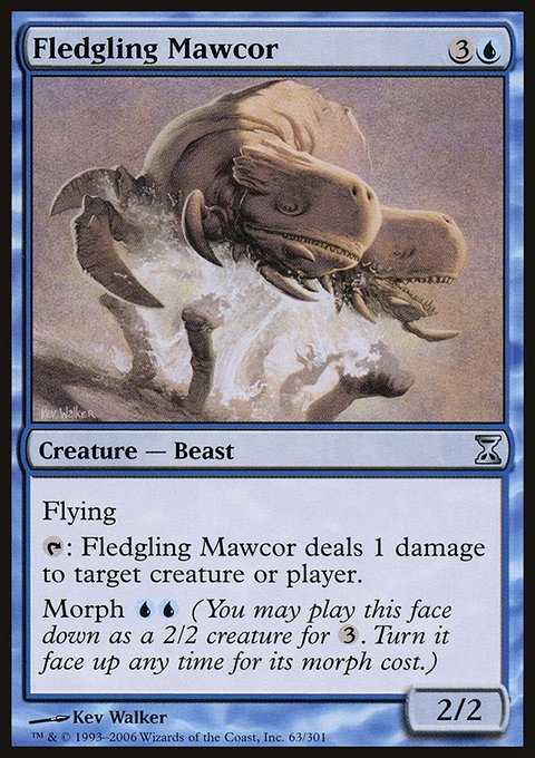 Fledgling Mawcor, Time Spiral #63, Magic: The Gathering card