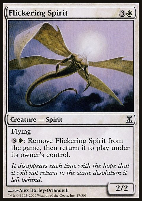 Flickering Spirit, Time Spiral #17, Magic: The Gathering card