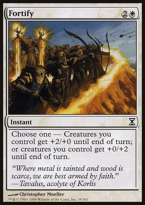 Fortify, Time Spiral #19, Magic: The Gathering card