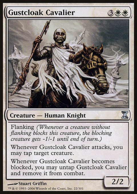 Gustcloak Cavalier, Time Spiral #22, Magic: The Gathering card