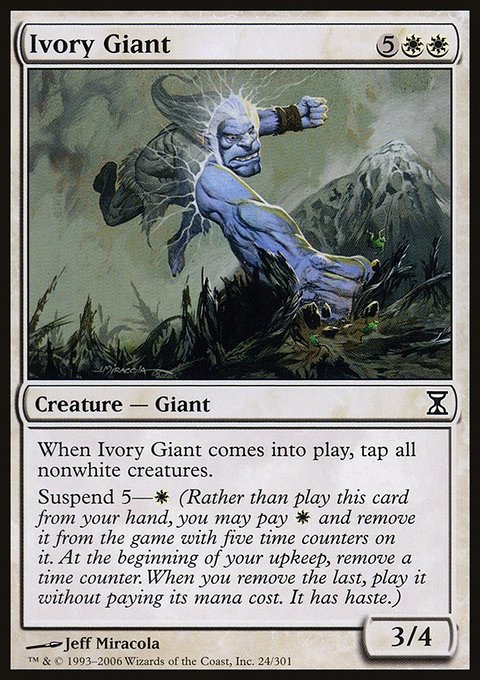 Ivory Giant, Time Spiral #24, Magic: The Gathering card