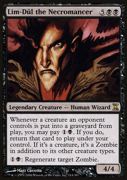 Lim-Dûl the Necromancer, Time Spiral #114, Magic: The Gathering card