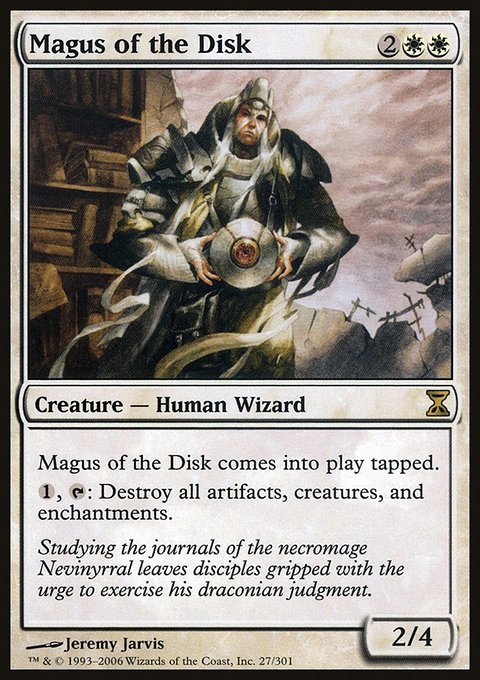 Magus of the Disk, Time Spiral #27, Magic: The Gathering card