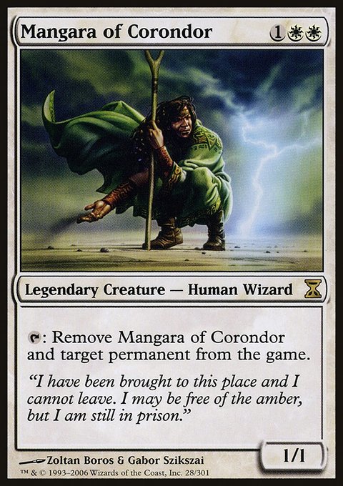 Mangara of Corondor, Time Spiral #28, Magic: The Gathering card