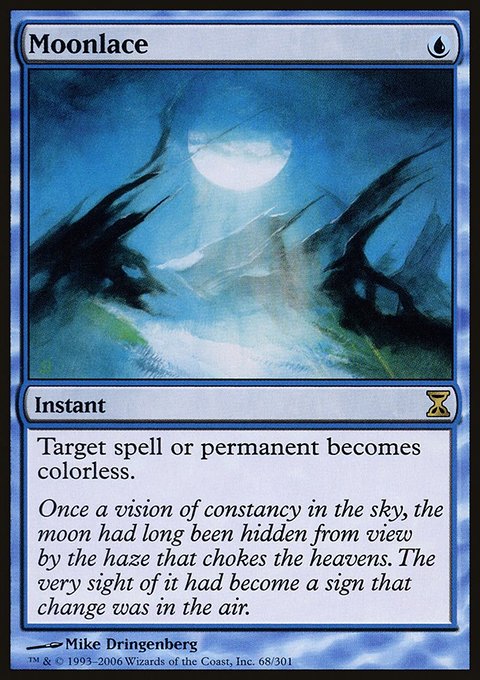 Moonlace, Time Spiral #68, Magic: The Gathering card